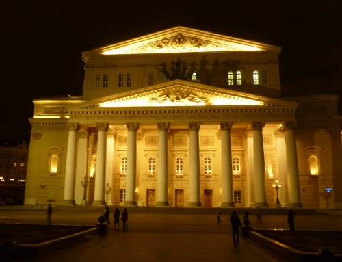 Moscow by night - das Bolschoi-Theater